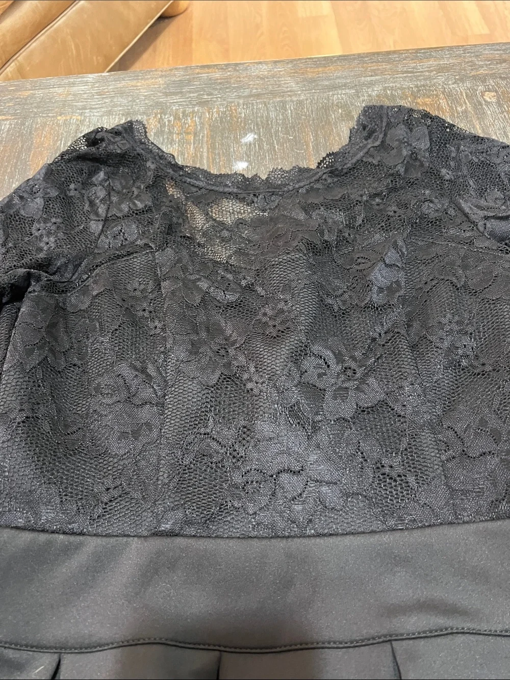 Miusol Black Lace Bodice Dress - Picture 2 of 6